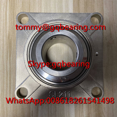 SSUCF211-32 เต็มสแตนเลสสแตนเลสสี่บอลท์ Flanged Housing Units UCF211-32 หมอนบล็อกลูกหลอด