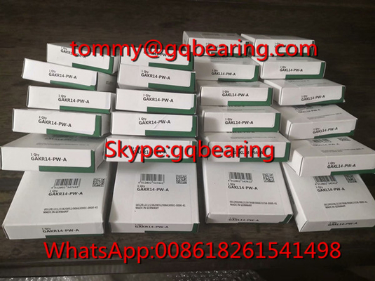 Gcr15 วัสดุเหล็ก เยอรมนี สาขากําเนิด INA GAKR14-PW-A ไม้ยางท้าย GAKR14- PW- A กลมเรียบ