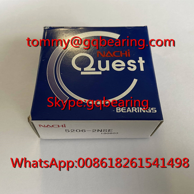GCR15 สแตนเลส MATERIAL NACHI 5206-2NSE ซีลลัดแบบ ZZ 2RS OPEN