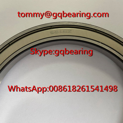 ประเทศญี่ปุ่น สินค้า Gcr15 สแตนเลส NSK 6816ZZCM หนังบาง กล่องลึก 80 x 100 x 10 mm