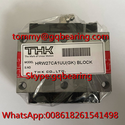 Gcr15 วัสดุเหล็ก THK HRW27CA โบล็อกเส้นตรง HRW27CA1UU ((GK) ความแม่นยําเส้นตรง guideway slide bearing