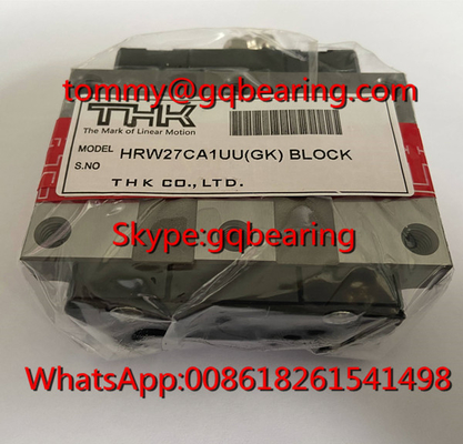 Gcr15 วัสดุเหล็ก THK HRW27CA โบล็อกเส้นตรง HRW27CA1UU ((GK) ความแม่นยําเส้นตรง guideway slide bearing