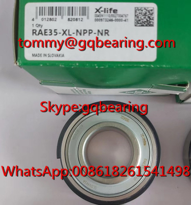 Gcr15 วัสดุเหล็ก INA RAE35-XL-NPP-NR หัวหักลูกกลองใส่ Radial พร้อมคอล็อค eccentric