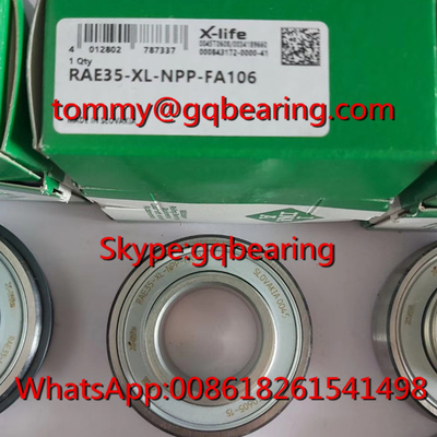 Gcr15 วัสดุเหล็ก INA RAE35-XL-NPP-FA106 หัวหักลูกกลองใส่ Radial พร้อมคอลล็อค eccentric