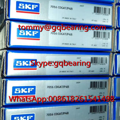 SKF 7016CDGAT/P4B Super Precision Angle Contact Ball Bearing สําหรับสปินด์ล
