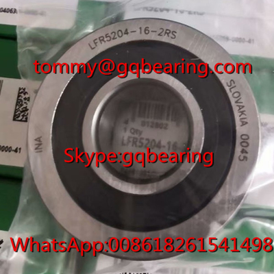 Gcr15 วัสดุเหล็ก INA LFR5204-16-2RS สายสานม้วน LFR5204-16-2RS-RB สายสาน 20*52*22.6mm