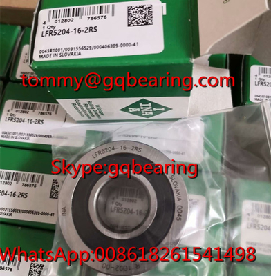Gcr15 วัสดุเหล็ก INA LFR5204-16-2RS สายสานม้วน LFR5204-16-2RS-RB สายสาน 20*52*22.6mm