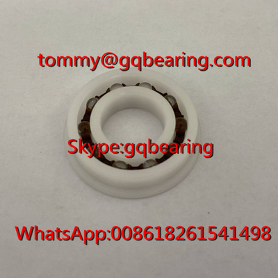 POM วัสดุพลาสติก F6901 กระบอกลูกกลองพลาสติกที่มีขอบ 12x24x6mm