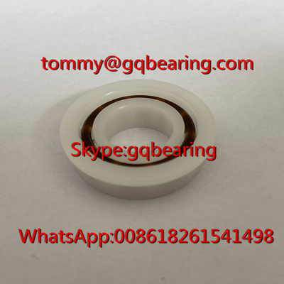 POM วัสดุพลาสติก F6901 กระบอกลูกกลองพลาสติกที่มีขอบ 12x24x6mm