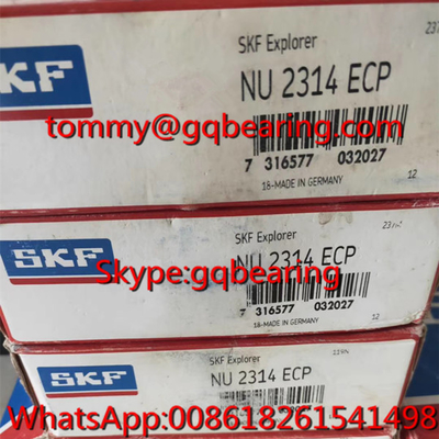 SKF NU2314 ECP หมุนม้วนกระบอก NU2314ECP เครื่องดันอากาศ หมุน 70x150x51mm
