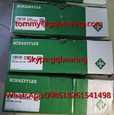 วัสดุเหล็กเหล็กเหล็ก INA TCJT65-214 หมอนบล็อคลูกบอลหลอด TCJT65-214-XL