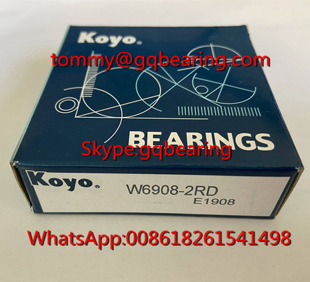 หัวล้อแถวเดียว หัวลูกกลมกล่องลึก W6908-2RS 40*64*12mm