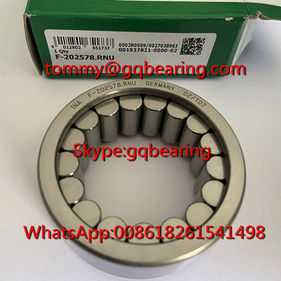 F-202578.RNU หมุนม้วนกระบอกแถวเดียว โดยไม่มีแหวนภายใน กว้างภายใน 35.55mm