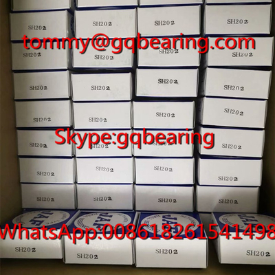 สาเหตุจากญี่ปุ่น Gcr15 Steel Cage SH202 Flange Deep Groove Ball Bearing 15*47*11mm