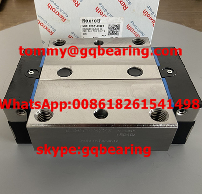 R18514322X ประเภท Flange แบบ Roller Runner บล็อคคาร์บอนสแตนเลส Linear Motion Guideway